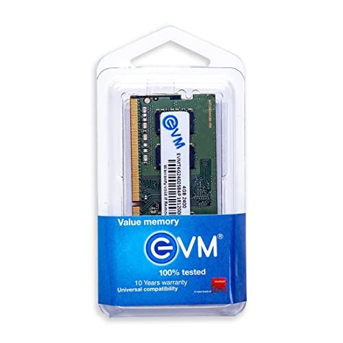 EVM 4GB DDR4 Laptop RAM 2400MHz So-DIMM - Update Your Desktop's Performance with 10-Year Warranty - (EVMT4G2400S88P)