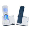 Beetel Newly Launched X75 2.4Ghz Cordless Landline,Dual Mode DTMF/FSK,1 Line 7segment LCD Display& Blue LED Backlit,Illuminated Keypad,2 Way Speaker Phone,6 Step ringer volume Control(Blue/White)(X75)