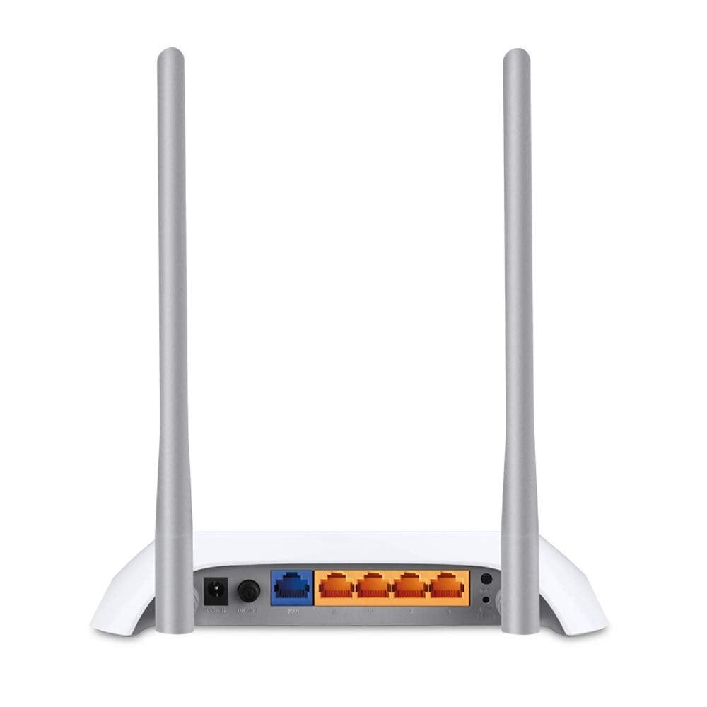 TP-Link TL-MR3420 300 Mbps 2.4GHz 3G/4G Wi-Fi Router, 1 USB 2.0 Port, WPS Button, No Configuration Required, Bandwidth Control, N300 Wireless WiFi with Omni directional Antennas, Reverse SMA