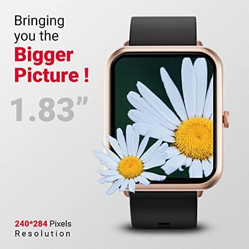 Fire-Boltt Ninja Call Pro Plus 1.83" Smart Watch with Bluetooth Calling, AI Voice Assistance, 100 Sports Modes IP67 Rating, 240 * 280 Pixel High Resolution - Triveni World