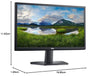 Dell SE2222H 22" (55.88 cm) FHD Monitor 1920 X 1080 Pixels @60Hz, VA Panel, 5-Year warranty, Brightness 250 cd/m², Contrast Ratio 3000:1, HDMI & VGA, Tilt-adjustment