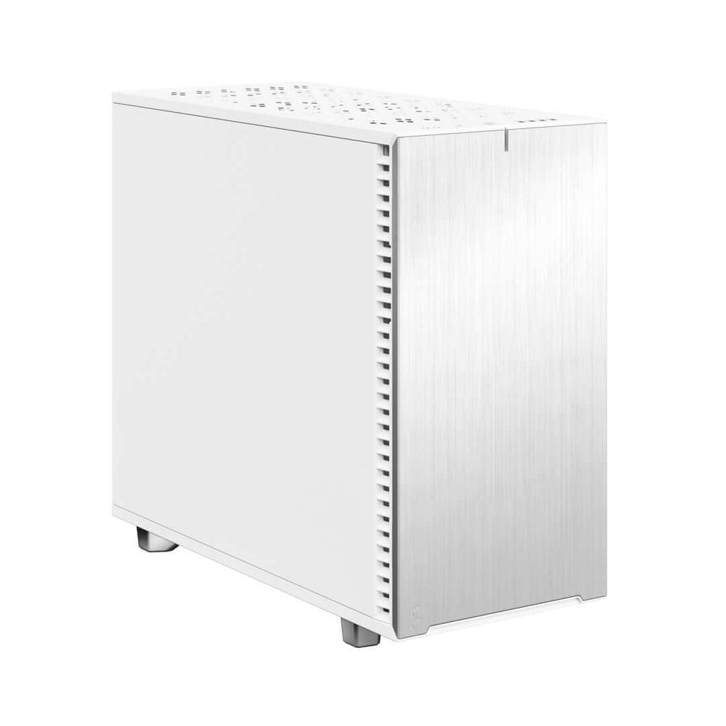 Fractal Design Define 7 White Solid E-ATX Mid-Tower Gaming Cabinet Case with Three Pre-Installed Dynamic X2 GP-14 Fans and Anodized Aluminum Front Panel (FD-C-DEF7A-09)