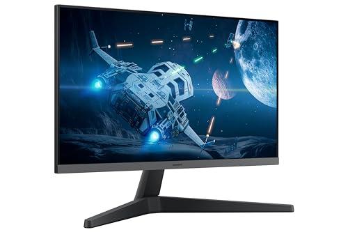 Samsung 24-inch (60.46cm) FHD, IPS, 100 Hz, 1920 x 1080 Flat Monitor, Bezel Less Design, AMD FreeSync, Flicker Free, HDMI, Display Port (LS24C330GAWXXL, Black)