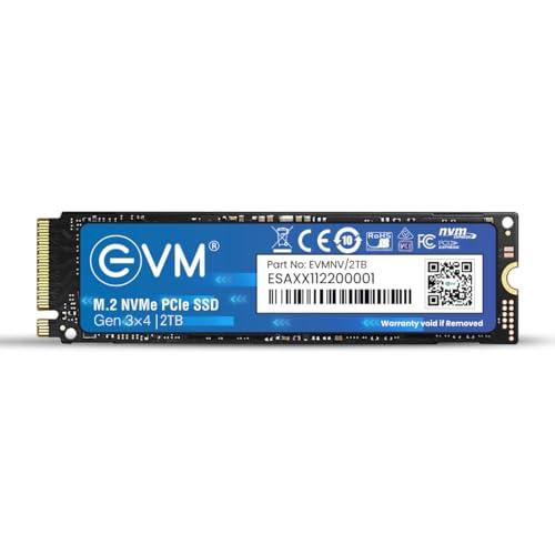 EVM M.2 NVMe (2280) 2TB Internal SSD - 3500MB/s Read - PCIe Interface Gen 3x4-4X Faster Than SATA SSD- 5 Year Warranty (EVMNV/2TB)