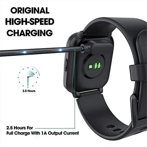 Sounce Smartwatch USB All Type Charging Cable Compatible With boAt, Fire Boltt, Noise, Dizo, beatXP, fast-track, pTron & All 2 Pin Charger Watches (Cable Only)