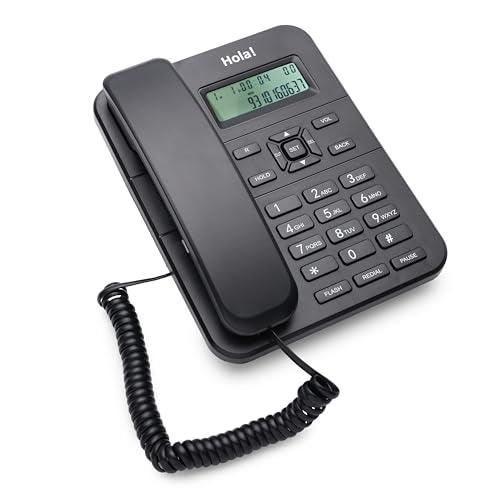 Hola TF 310 Caller Id Corded Landline Phone with CLI and Incoming and Outgoing Call List for Direct Dialing