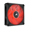 CORSAIR ML120 LED Elite, 120mm Magnetic Levitation Red LED Fan with AirGuide, Single Pack