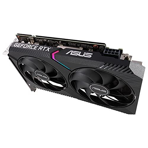 ASUS pci_e_x4 Dual GeForce RTX 3060 V2 OC Edition 12GB GDDR6 with Two Powerful Axial-tech Fans LHR Graphics Card (DUAL-RTX3060-O12G-V2)