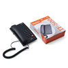 Hola ! TF-500 Basic Corded Landline Phone for intercom and EPABX Desk & Wall Mountable, Mute/Pause/Flash/Redial Function (Made in India)