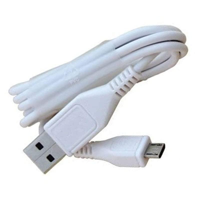 MYVN Fast Charging USB-A to USB 2.0 Micro B Cable (1 Metre) Compatible for All VIVO Phones and Android Phones with Qualcomm Quick Charge 2.0 Technology - Only Cable (White)