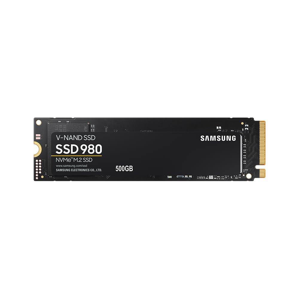 Samsung 980 500GB Up to 3,500 MB/s PCIe 3.0 NVMe M.2 (2280) Internal Solid State Drive (SSD) (MZ-V8V500)