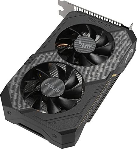 ASUS TUF Gaming GeForce GTX 1650 4 GB GDDR6 RAM Non LHR Graphic Card 128 Bit 896 CUDA Cores Dual Fan 3 Years Warranty 4K PC Computer Gaming Video Editing Mining (TUF-GTX1650-4GD6-P-GAMING) pci_e