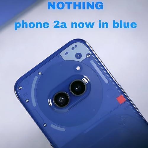 Nothing Phone (2a) 5G (Blue, 8GB RAM, 256GB Storage) | 6.7" AMOLED Display | 50MP (OIS) + 50 MP | 32 MP Front | Mediatek Dimensity 7200 Pro Processor | Glyph Interface | 45 W Charging 100% in 59 mins