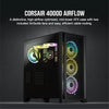 Corsair Tempered Glass, Alloy Steel 4000D Airflow Tempered Glass Mid-Tower ATX Case, Black (CC-9011200-WW)