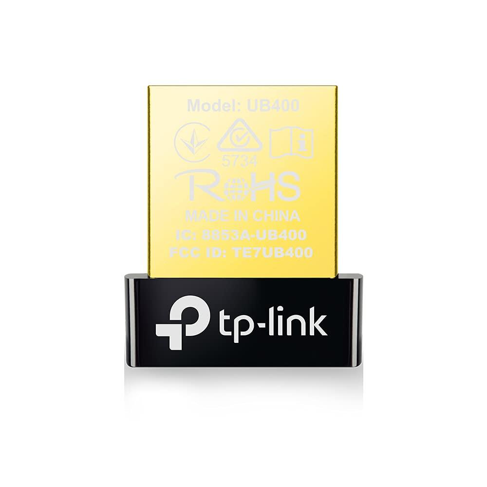 TP-Link USB Bluetooth Adapter for PC 4.0 Bluetooth Dongle Receiver Support Windows 11/10/8.1/8/7 for Desktop, Laptop, Mouse, Keyboard, Printers, Headsets, Speakers, PS4/ Xbox Controllers (UB400)