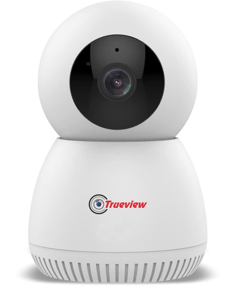 Trueview 4G Sim Based + Wi Fi Based Smart CCTV Camera for Home | Baby Monitoring Servelance | Indoor Camera for Home (4G Smart Camera)