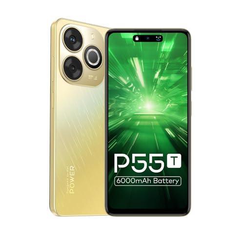 itel P55T | Android 14 Go |6000mAh Battery with 18W Charger| Upto 8GB RAM with Memory Fusion & 128GB ROM| 50MP AI Dual Rear Camera & 8MP Front Camera | Dynamic Bar|UFS 2.2| Astral Gold - Triveni World