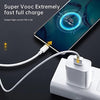 MYVN 65W Super Vooc Charge, Data Sync Fast charging Type-C Cable Compatible for Realme XT, Realme XT 730G, Realme X2, Realme C12, Realme 6 Pro, Realme Narzo 20A, Realme 7, Realme 7 Pro - white