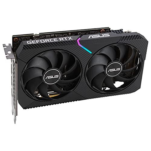 ASUS pci_e_x4 Dual GeForce RTX 3060 V2 OC Edition 12GB GDDR6 with Two Powerful Axial-tech Fans LHR Graphics Card (DUAL-RTX3060-O12G-V2)