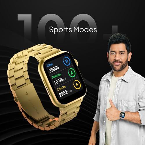 Fire-Boltt Lumos Stainless Steel Luxury Smart Watch with 1.91” Large Display, Bluetooth Calling, Voice Assistant, 100+ Sports Modes - Triveni World