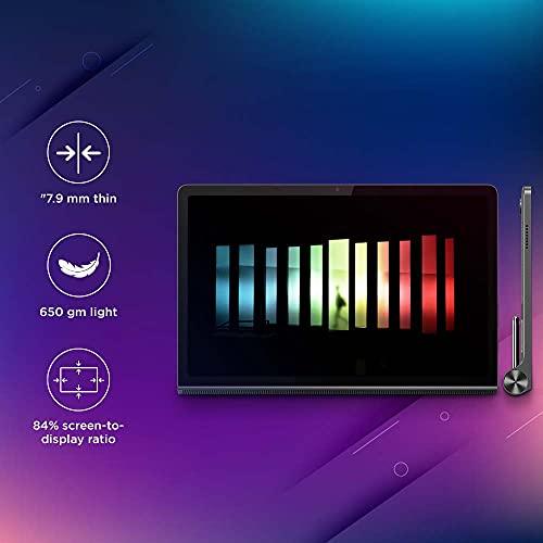 Lenovo Tab Yoga 11| 11 Inch 2K Display| 4 GB RAM, 128 GB ROM| Wi-Fi+4G LTE (with Voice Call)| Quad JBL Speakers| TÜV Low Blue Light Certified| Colour: Storm Grey