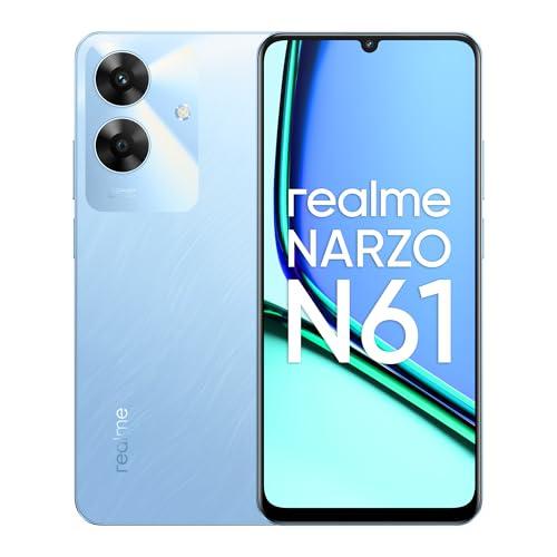 realme NARZO N61 (Voyage Blue,4GB RAM+64GB Storage) 90Hz Eye Comfort Display | IP54 Dust & Water Resistance | 48-Month Fluency | Charger in The Box