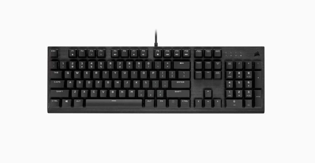 Corsair K60 RGB Pro Cherry USB Mechanical Key Switches -Durable Aluminum Frame -Customizable Per-Key RGB Backlighting Gaming Keyboard - Black