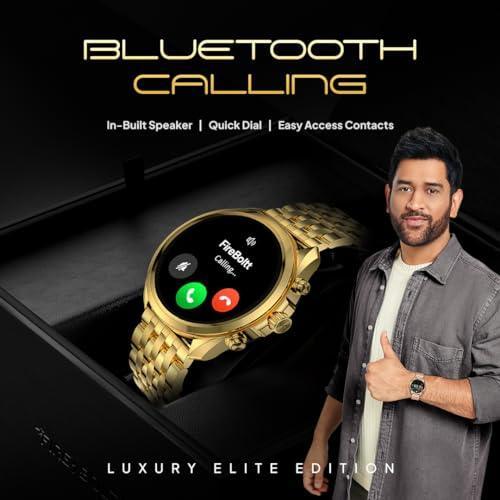 Fire-Boltt Diamond Luxury Stainless Steel Smart Watch with 1.43” AMOLED Screen, 466 * 466 px Resolution, 750 NITS Brightness, Bluetooth Calling, 300 Sports Mode, IP67 Rating - Triveni World