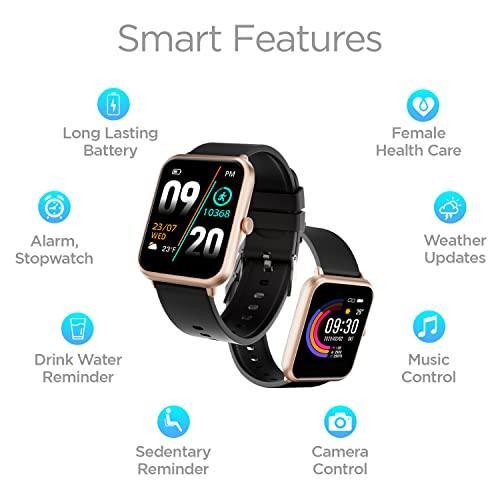 Fire-Boltt Ninja Call Pro Smart Watch Dual Chip Bluetooth Calling, 1.69" Display, AI Voice Assistance with 100 Sports Modes, with SpO2 & Heart Rate Monitoring - Triveni World