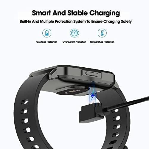 Sounce Smartwatch USB All Type Charging Cable Compatible With boAt, Fire Boltt, Noise, Dizo, beatXP, fast-track, pTron & All 2 Pin Charger Watches (Cable Only)