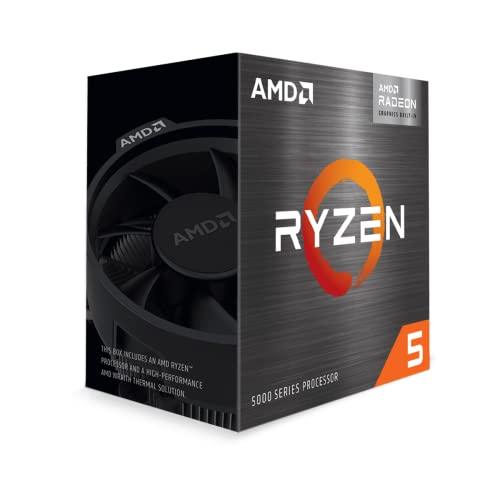 AMD Ryzen 5 5600G Socket AM4 Desktop Processor (6-Core/12-Thread, 19Mb Cache, Up to 4.4 Ghz Max Boost) with Radeon Graphics