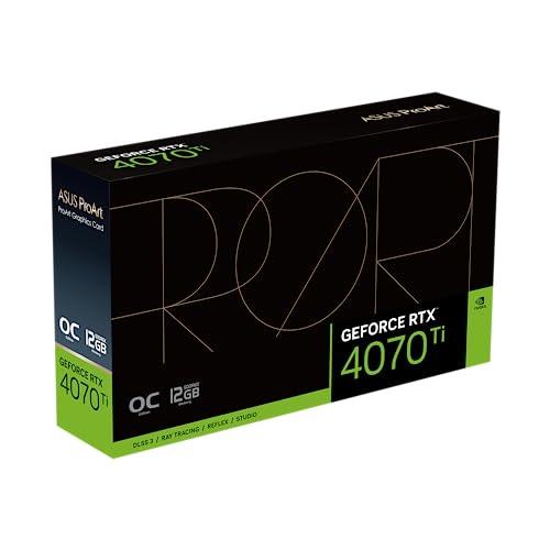 ASUS Proart Geforce Rtx 4070 Ti 12Gb Oc Edition Gddr6X Graphics Card (Pcie 4.0, 12Gb Gddr6X, Dlss 3, Hdmi 2.1A, Displayport 1.4A) - Pci_E