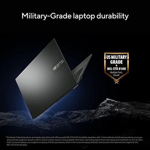 ASUS Vivobook Go 15 OLED (2023), AMD Ryzen 5 7520U, Thin and Light Laptop, 15.6" (39.62 cms) FHD OLED, (16GB RAM /512GB SSD/Windows 11/Office 2021/Backlit KB/Black/1.63 kg), E1504FA-LK545WS