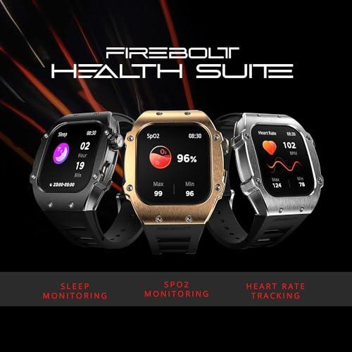 Fire-Boltt Asphalt Newly Launched Racing Edition Smart Watch 1.91” Full Touch Screen, Bluetooth Calling, Health Suite, 123 Sports Modes, 400 mAh Battery (Black)