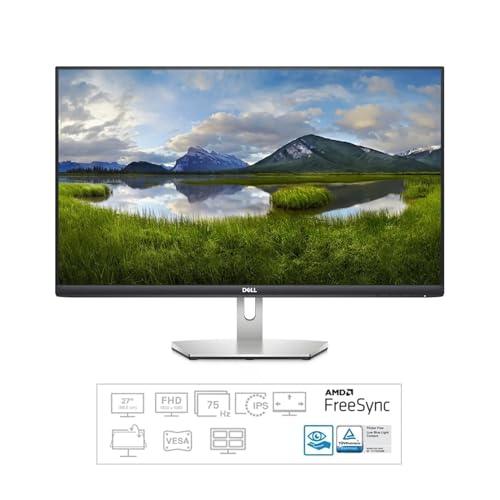 Dell S2721HNM 27" (68.96 cm) FHD Monitor 1920 X 1080 Pixels @75Hz, IPS Panel, 99% sRGB, Brightness 300 cd/m2, Low Blue Light Technology, 3-Sided bezelless, HDMI x2, Tilt Adjustment, AMD FreeSync