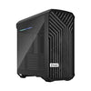 Fractal Design Torrent Compact Black Tempered Glass TG Dark Tint Window High-Airflow Mid Tower Computer Case/Cabinet/Chassis - FD-C-TOR1C-01