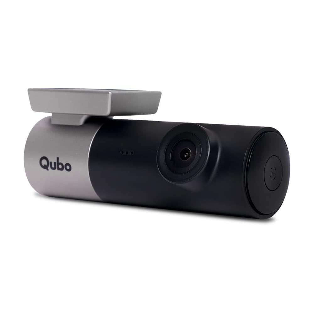 Qubo Car Dash Camera Pro (with GPS log) Dash Cam from Hero Group | Made in India Dashcam | Full HD 1080p | Wide Angle View | G-Sensor | WiFi | Emergency Recording | Upto 256GB SD Card Supported