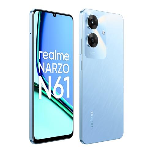 realme NARZO N61 (Voyage Blue,4GB RAM+64GB Storage) 90Hz Eye Comfort Display | IP54 Dust & Water Resistance | 48-Month Fluency | Charger in The Box