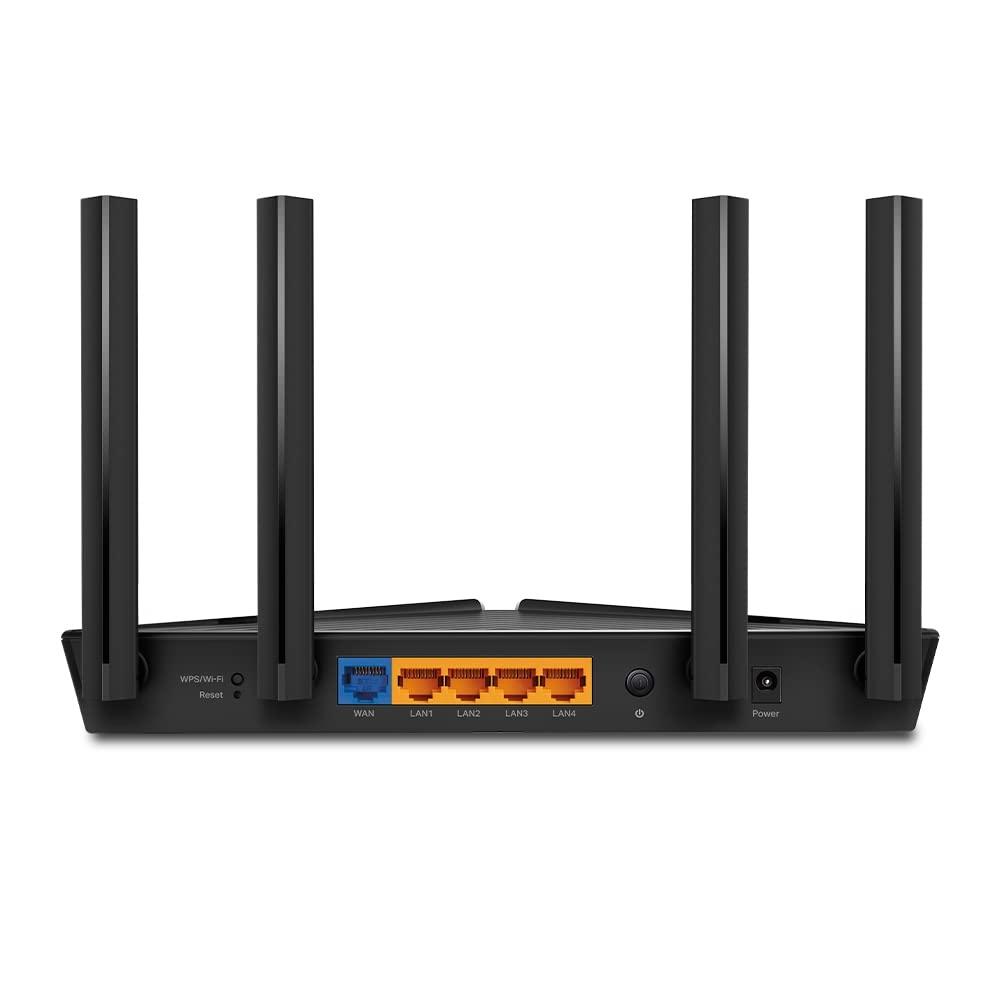 TP-Link Next-Gen Wi-Fi 6 AX3000 Mbps Gigabit Dual Band Smart Wireless Router, OneMesh Supported, Dual-Core CPU,HomeShield, Ideal for Gaming Xbox/PS4/Steam, Plug and Play (Archer AX53), Black