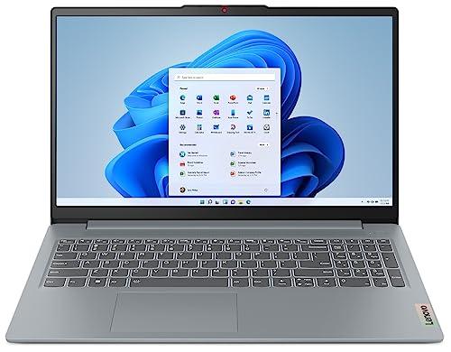 Lenovo IdeaPad Slim 3 12th Gen Intel Core i5-12450H 15.6" (39.6cm) FHD IPS Thin & Light Laptop (16GB/512GB SSD/Win 11/Office 21/Backlit KB/Alexa Built-in/3 Mon Game Pass/Arctic Grey/1.6Kg), 83ER008GIN