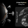 Fire-Boltt Moonwatch 36.3mm (1.43 inch) AMOLED Display, Wireless Charging, Metallic Frame, Stainless Steel Luxury Straps, Complete Health Suite, Bluetooth Calling, Sports Modes (Black)