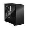 Fractal Design Define 7 Dark Tempered Glass E-ATX Mid-Tower Gaming Cabinet Case with Three Pre-Installed Dynamic X2 GP-14 Fans and Anodized Aluminum Front Panel (FD-C-DEF7A-03), Black