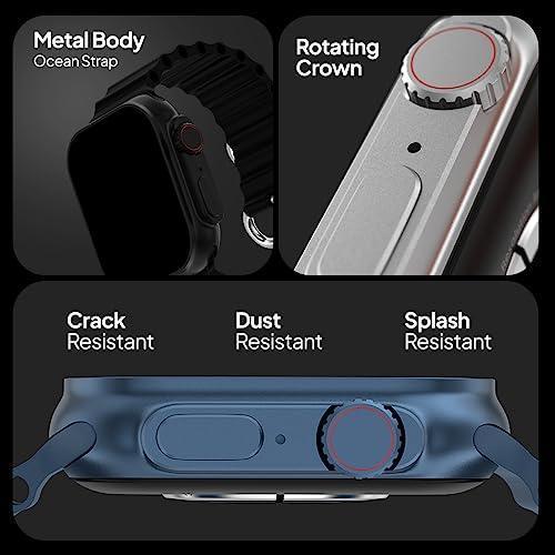 Fire-Boltt Newly Launched Gladiator + 1.96” AMOLED Display Luxury Smartwatch, Rotating Crown, 115+ Sports Modes & Bluetooth Calling, AI Voice Assistant, Gaming - Triveni World