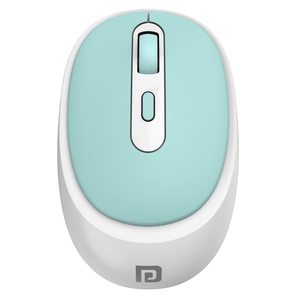 Portronics Toad 27 Wireless Mouse, Silent Buttons, 2.4 GHz with USB Nano Dongle for PC/Mac/Laptop, Auto Power saving Mode, Adjustable DPI Button(Green)