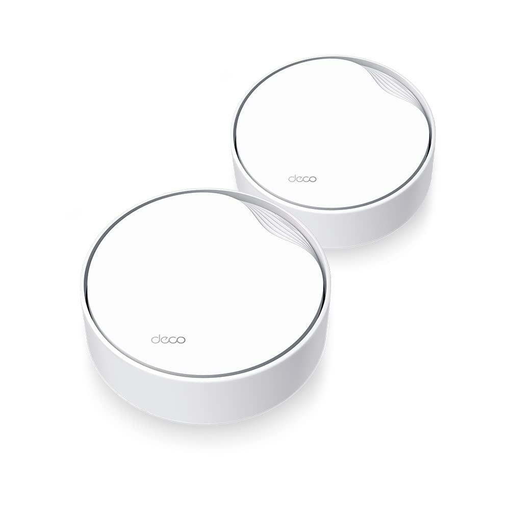 TP-Link Deco X50-PoE AX3000 Whole Home Mesh WiFi 6 System with PoE | 3000 Mbps Wireless Gigabit Smart Dual Band Router | Multi-Gig 2.5 Gbps Wired Network | Pack of 2 | Alexa and Google Compatible