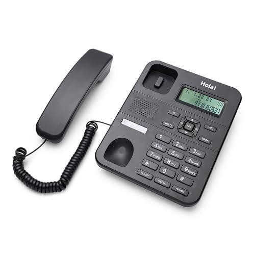 Hola TF 310 Caller Id Corded Landline Phone with CLI and Incoming and Outgoing Call List for Direct Dialing