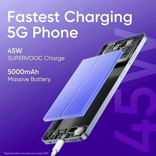 realme 12x 5G (Twilight Purple, 4GB RAM, 128GB Storage) | Upto 8GB (4+4GB) Dynamic RAM | Dimensity 6100+ Processor | 50 MP AI Camera | 7.69 mm Ultra-Slim Trendy Watch Design | 45 W SUPERVOOC Charge - Triveni World