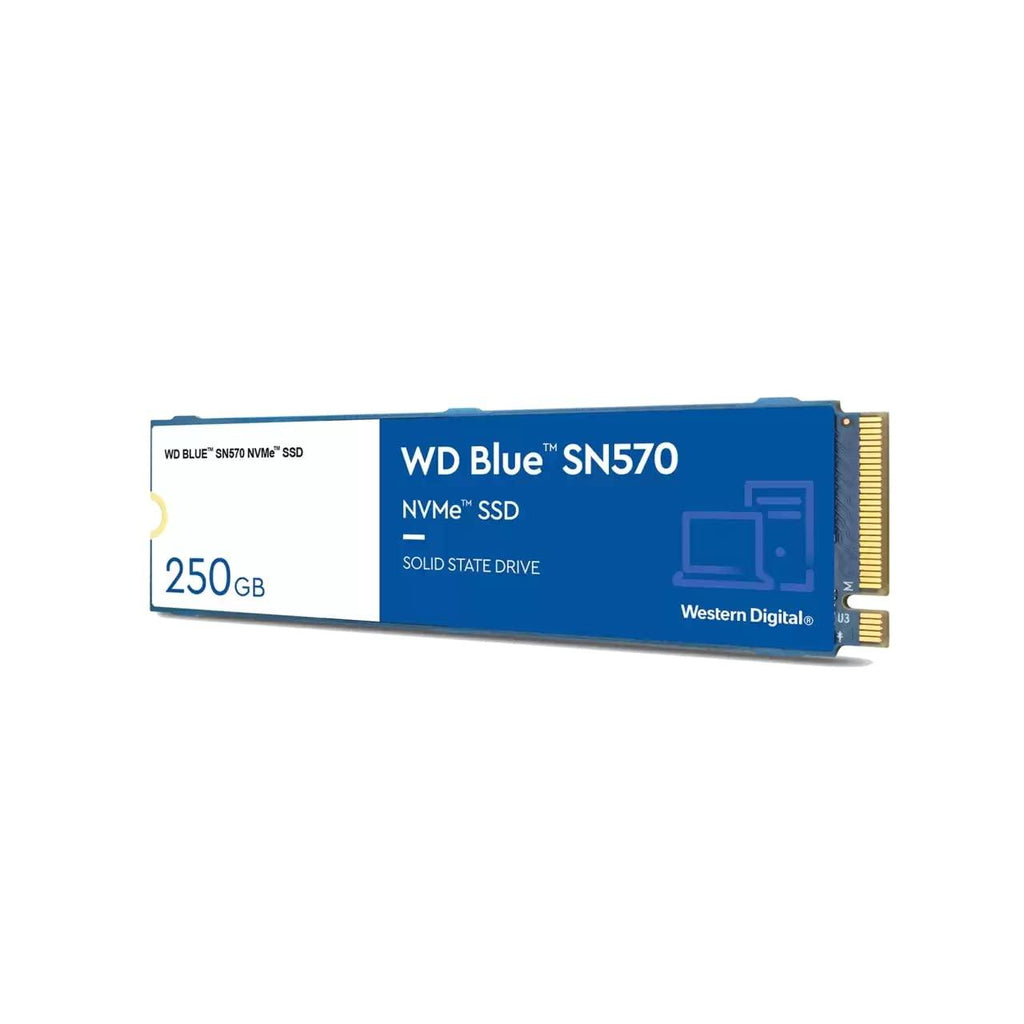 Western Digital WD Blue SN570 NVMe 250GB, Upto 3300MB/s, with Free 1 Month Adobe Creative Cloud Subscription, 5 Y Warranty, PCIe Gen 3 NVMe M.2 (2280), Internal Solid State Drive (SSD) (WDS250G3B0C)