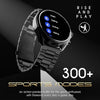 Fire-Boltt Diamond Luxury Stainless Steel Smart Watch with 1.43” AMOLED Screen, 466 * 466 px Resolution, 750 NITS Brightness, Bluetooth Calling, 300 Sports Mode, IP67 Rating - Triveni World