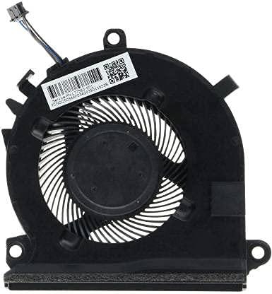 Replacement Laptop CPU Cooling Fan for Compatible HP Pavilion Gaming 15-EC 15-EC0013DX L77560-001 Cooler (Black)